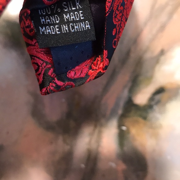 Silk paisley Tie - Picture 5 of 11